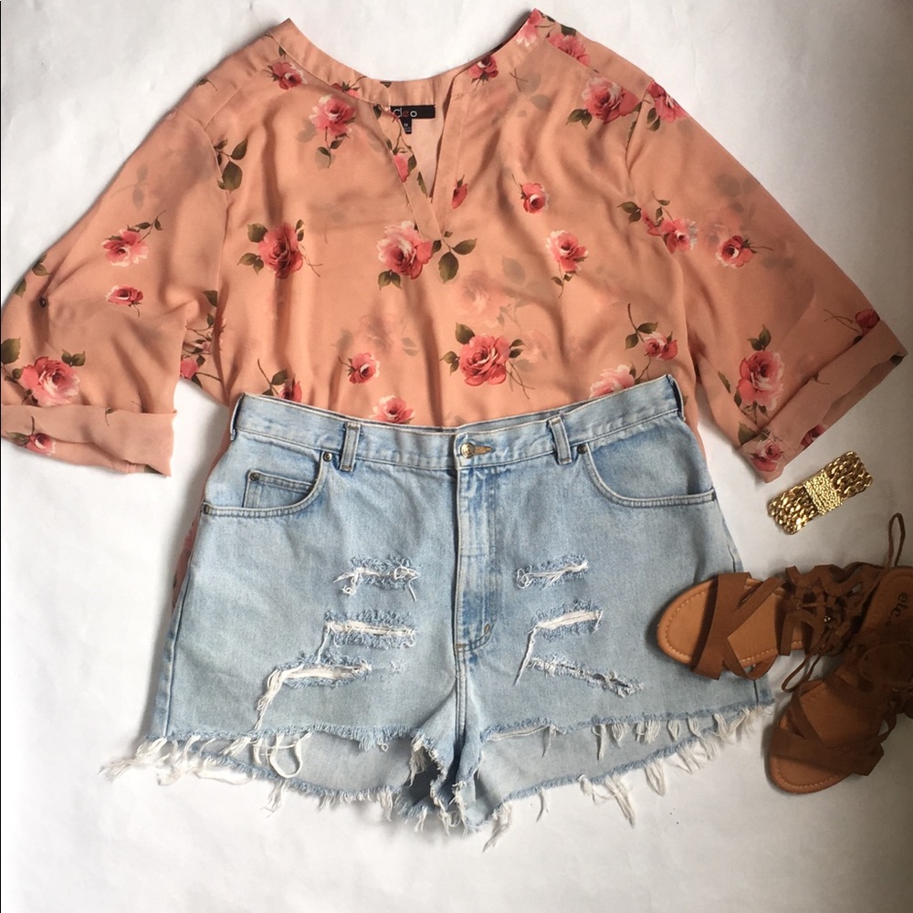 Custom Ripped Jean Shorts!